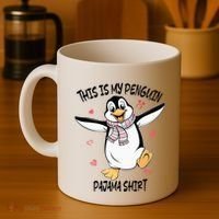 This Is My Penguin Pajama Penguin Lover Coffee Mug thumb 4