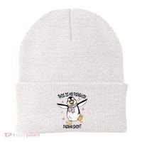 This Is My Penguin Pajama Penguin Lover Beanie thumb 0