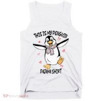 This Is My Penguin Pajama Penguin Lover Tank Top thumb 0