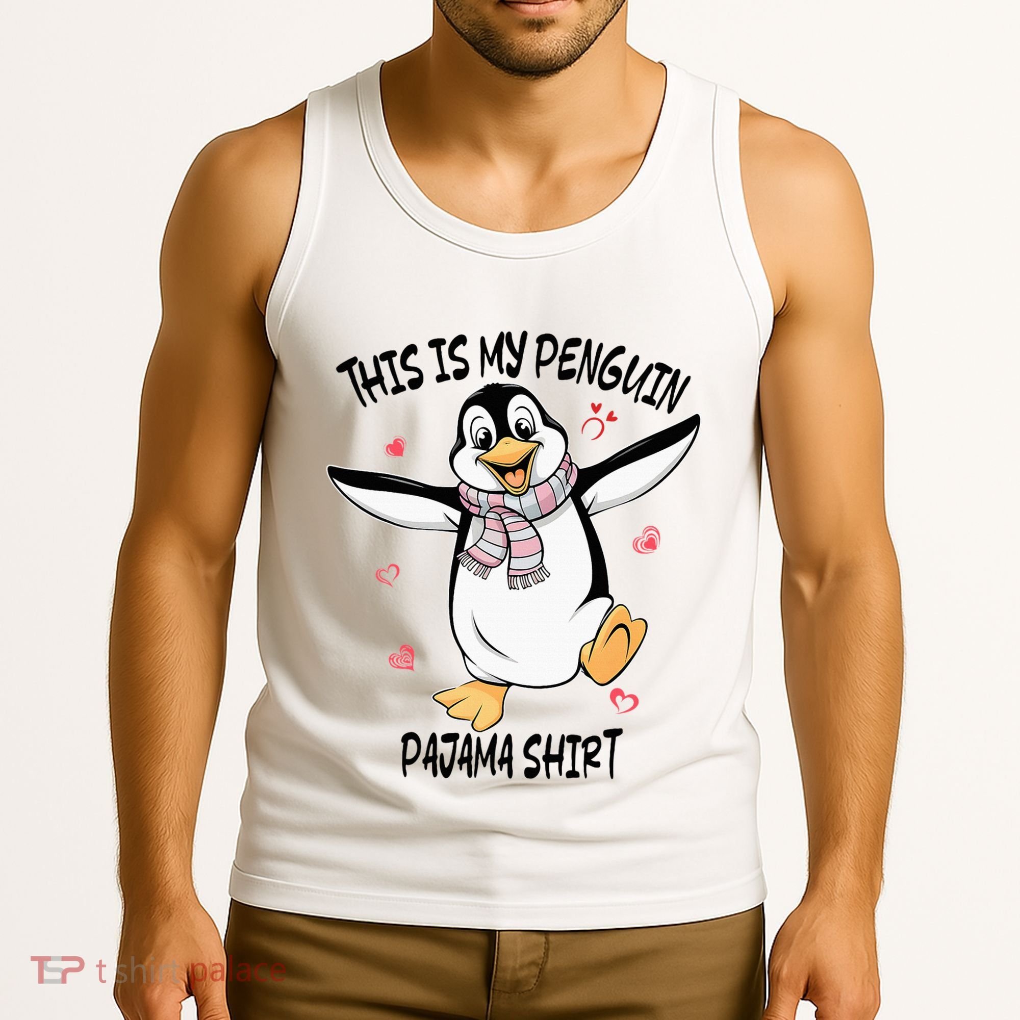 This Is My Penguin Pajama Penguin Lover Tank Top