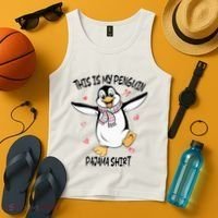 This Is My Penguin Pajama Penguin Lover Tank Top thumb 4