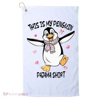 This Is My Penguin Pajama Penguin Lover Golf Towel