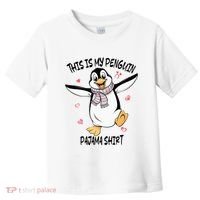 This Is My Penguin Pajama Penguin Lover Toddler T-Shirt thumb 0