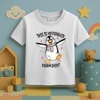 This Is My Penguin Pajama Penguin Lover Toddler T-Shirt thumb 3