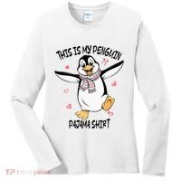 This Is My Penguin Pajama Penguin Lover Women's Long Sleeve Shirt thumb 0