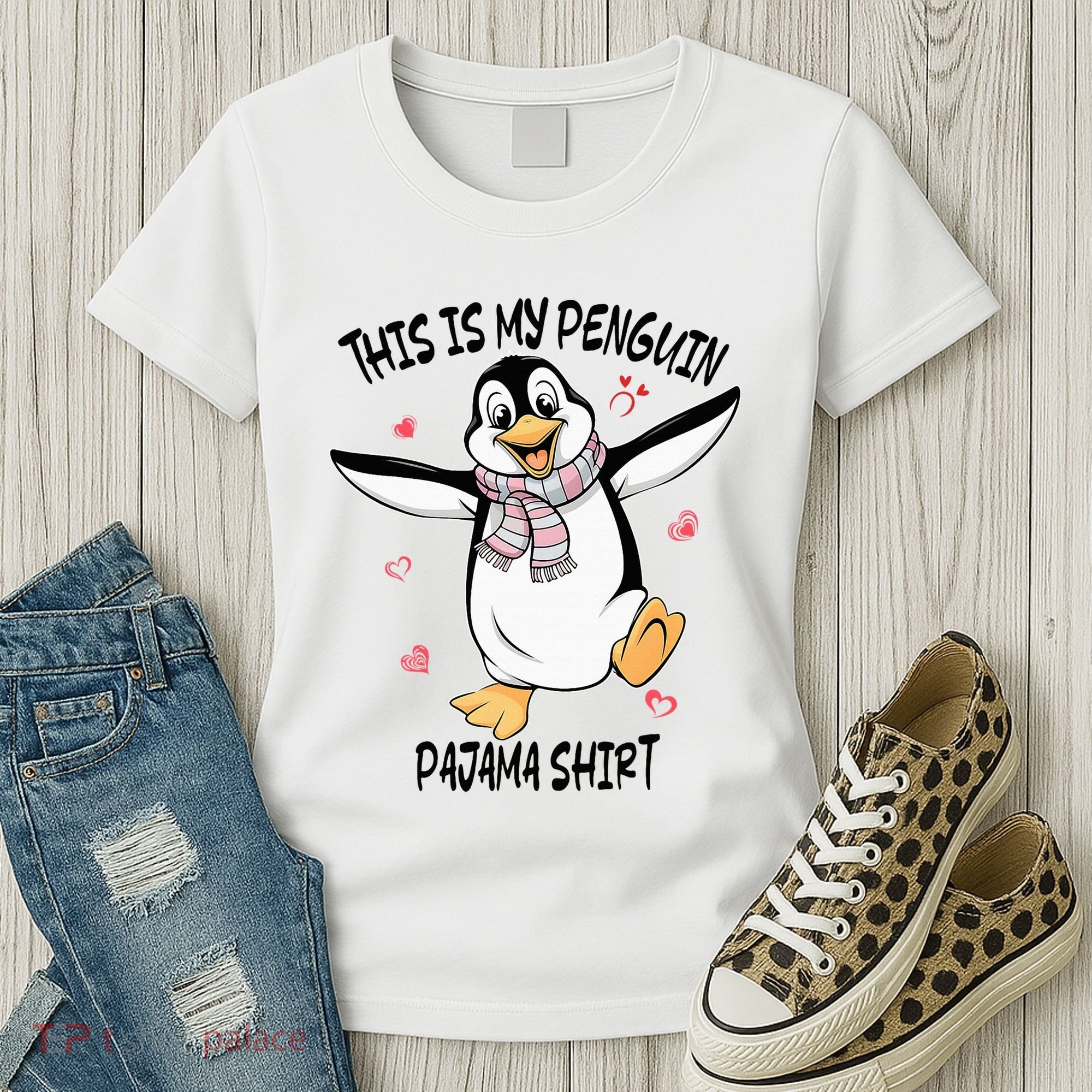 This Is My Penguin Pajama Penguin Lover Women's T-Shirt