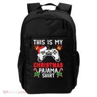 This Is My Christmas Pajama Santa Hat Gamer Video Game Great Gift Backpack thumb 0