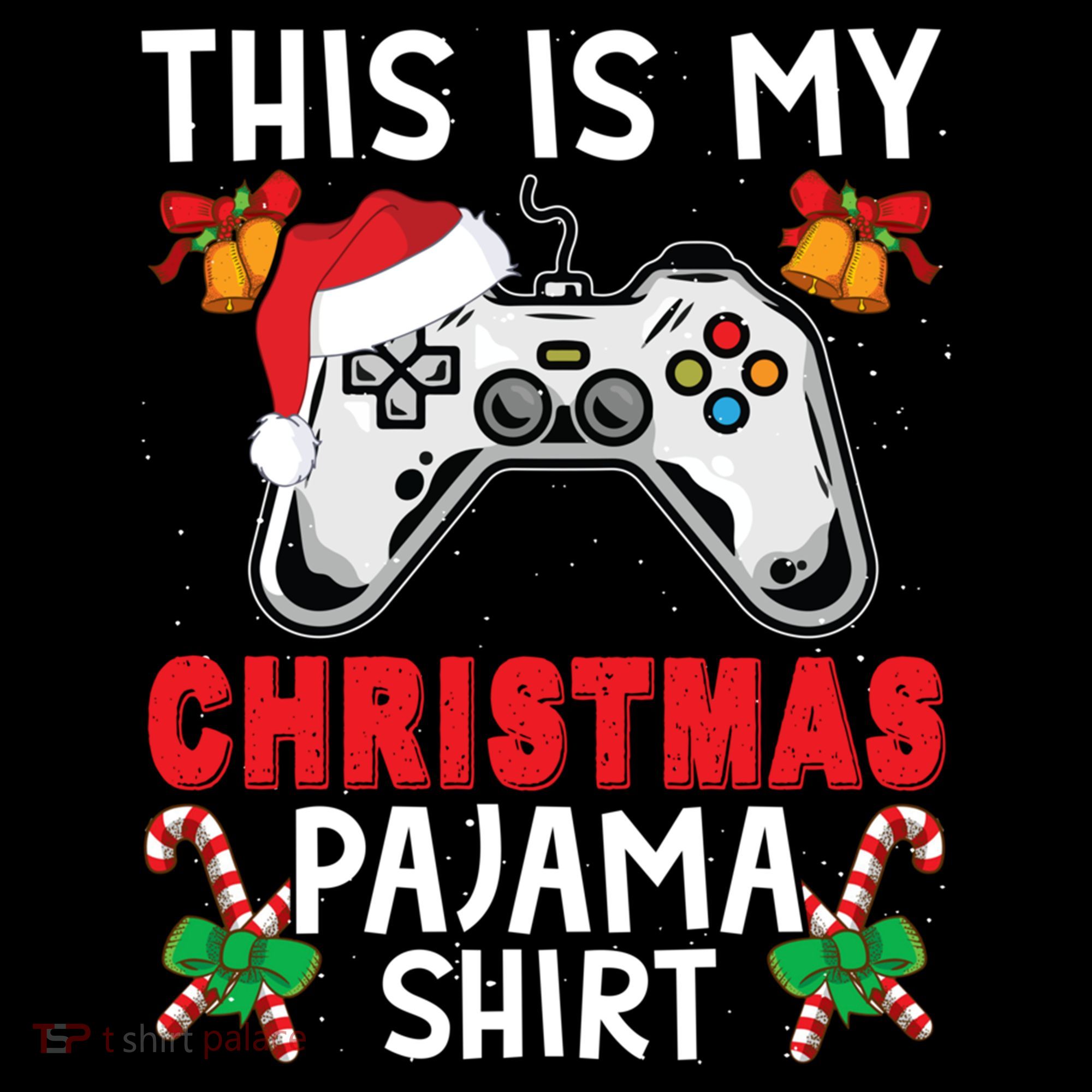 This Is My Christmas Pajama Santa Hat Gamer Video Game Great Gift Coffee Mug