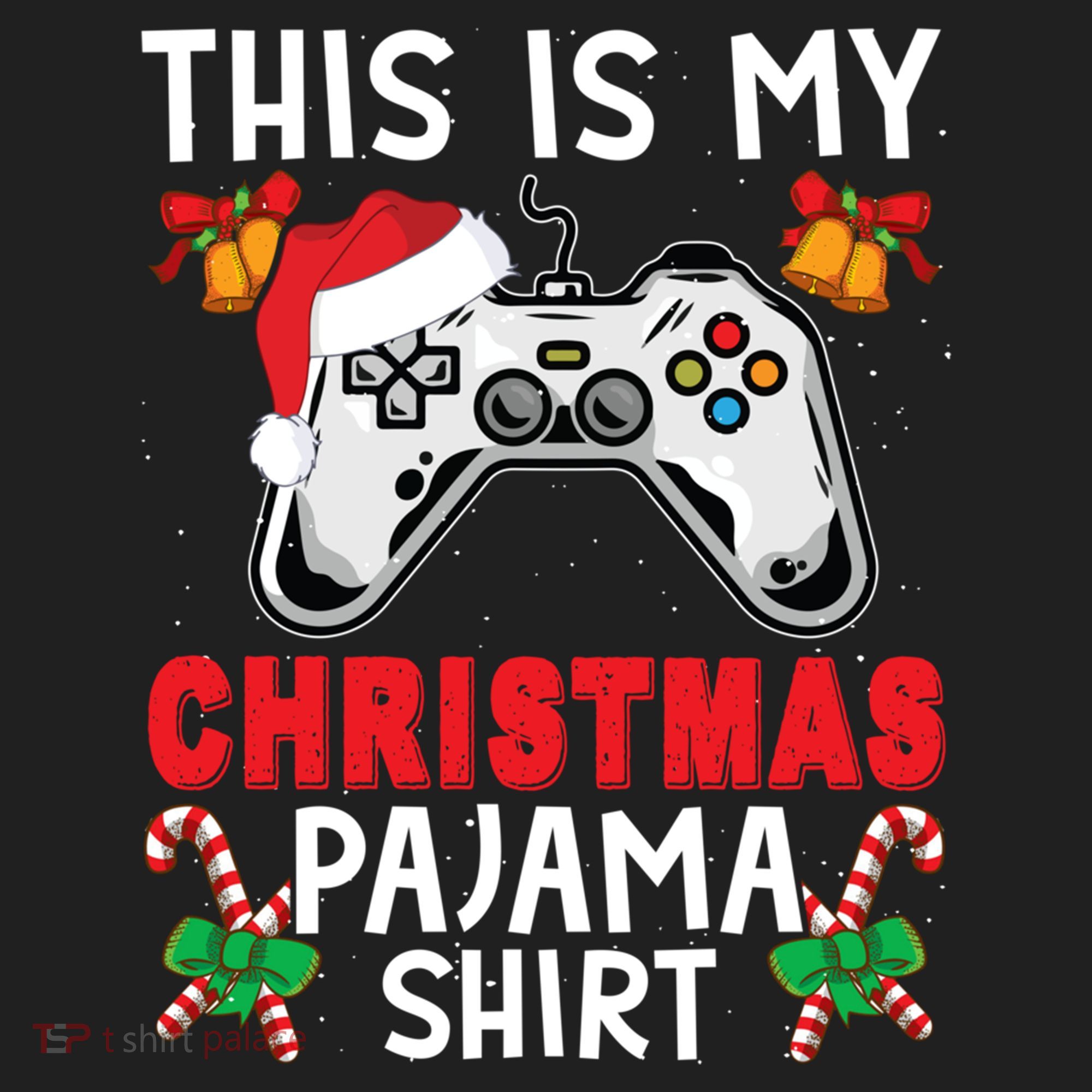 This Is My Christmas Pajama Santa Hat Gamer Video Game Great Gift Beanie