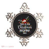 This Is My Christmas Pajama Xmas Lights Funny Holiday Ornament thumb 0