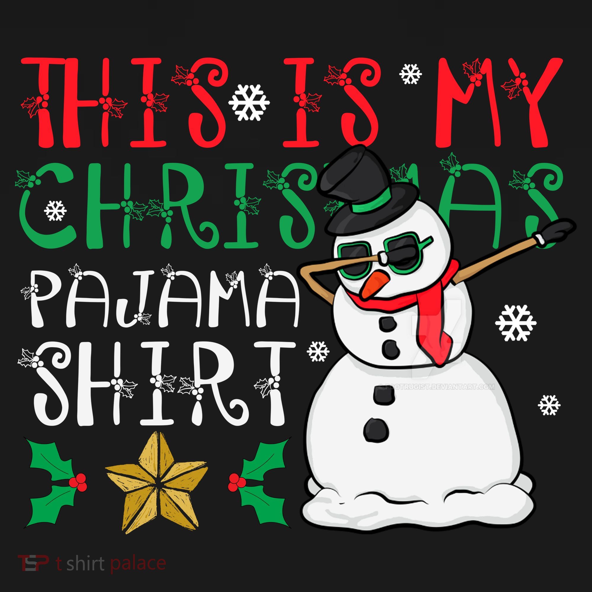 This Is My Christmas Pajama Holiday Doggie Tank