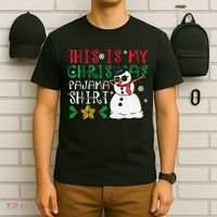 This Is My Christmas Pajama Holiday T-Shirt thumb 6