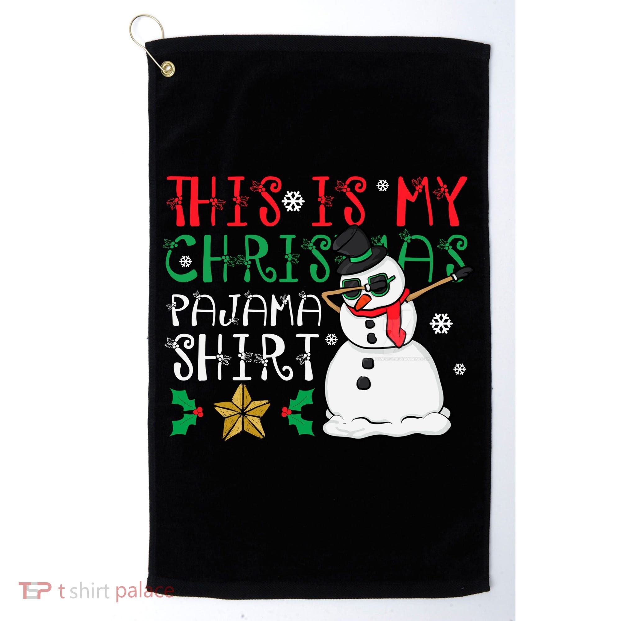 This Is My Christmas Pajama Holiday Golf Towel