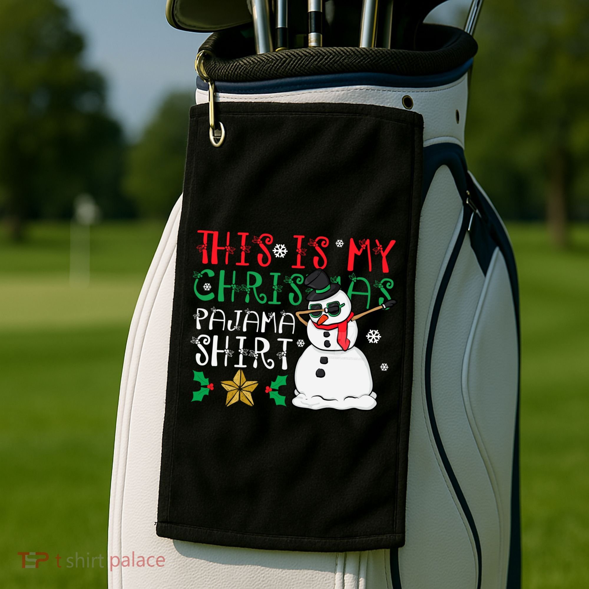This Is My Christmas Pajama Holiday Golf Towel