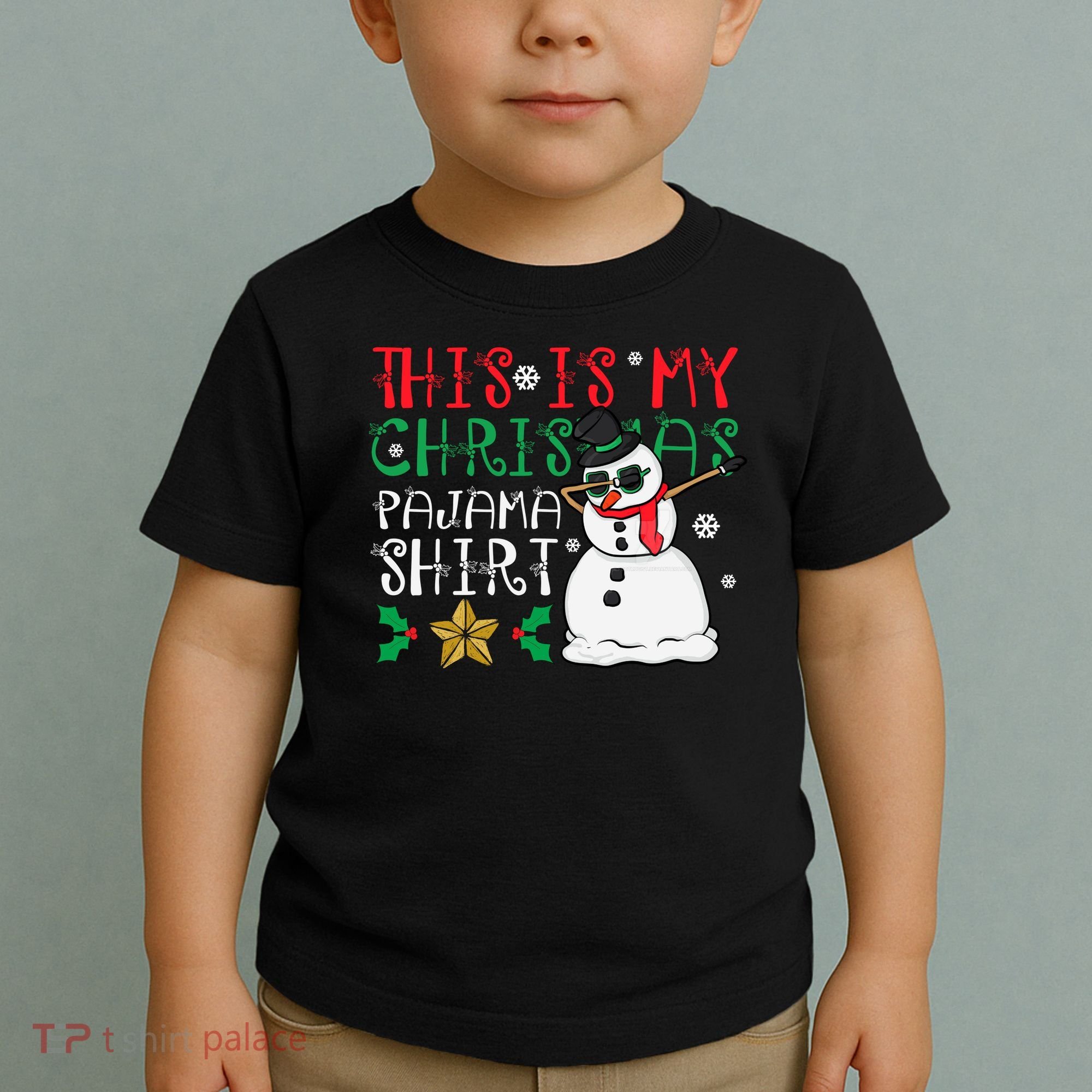 This Is My Christmas Pajama Holiday Toddler T-Shirt