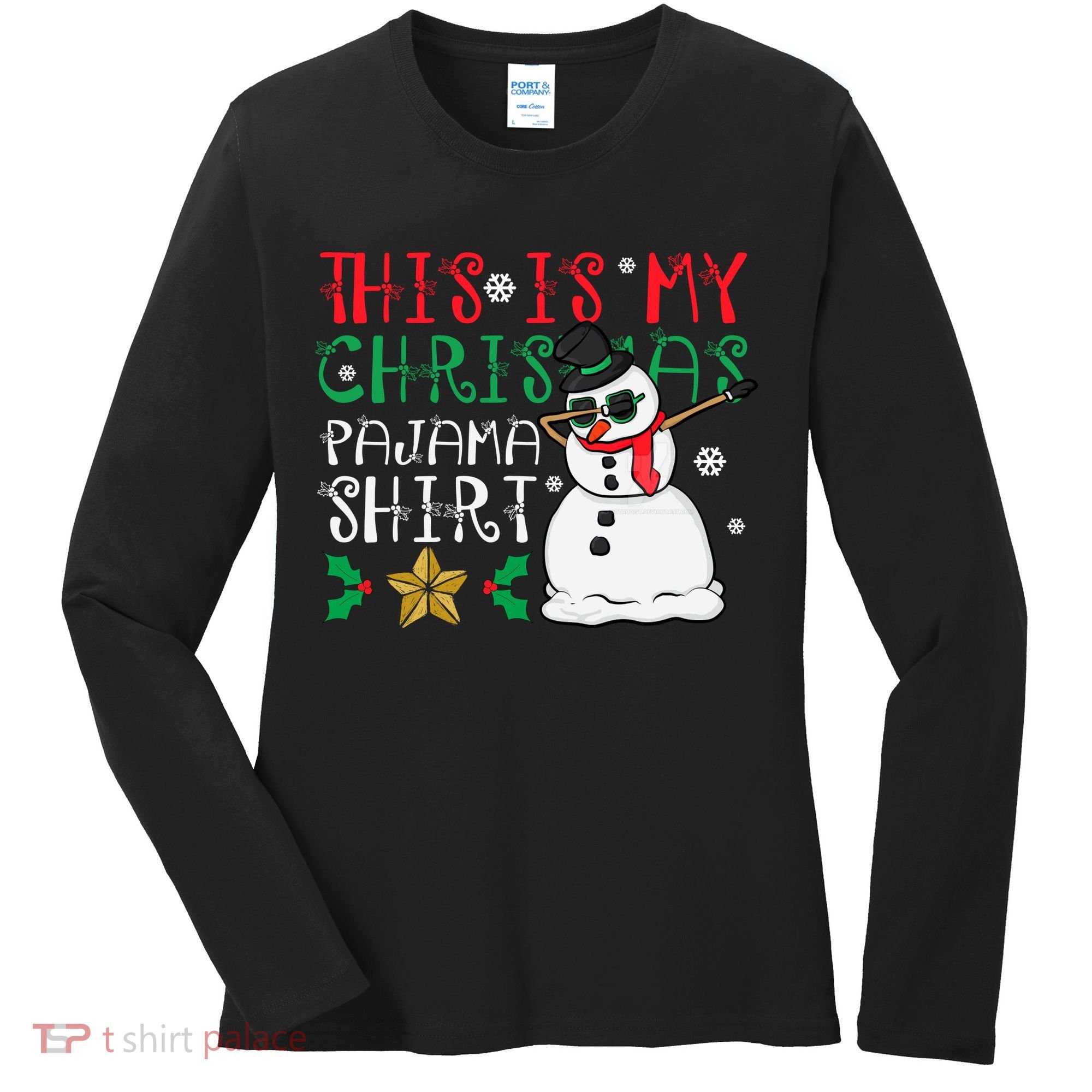 This Is My Christmas Pajama Holiday Women's Long Sleeve Shirt