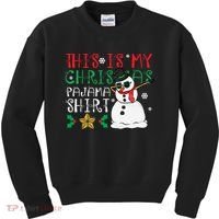 This Is My Christmas Pajama Holiday Kids Sweatshirt thumb 0