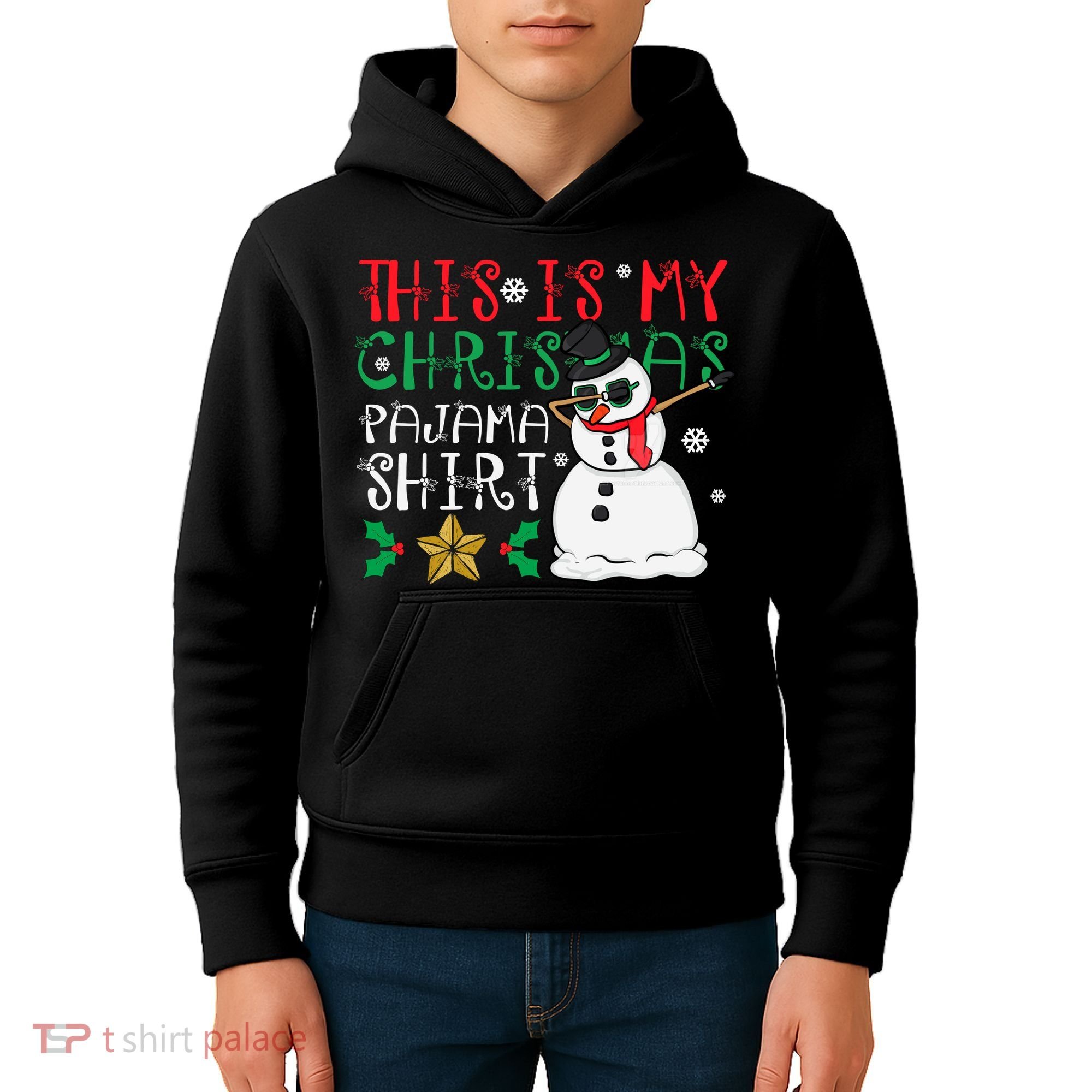 This Is My Christmas Pajama Holiday Kids Hoodie