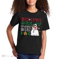 This Is My Christmas Pajama Holiday Kids T-Shirt thumb 2