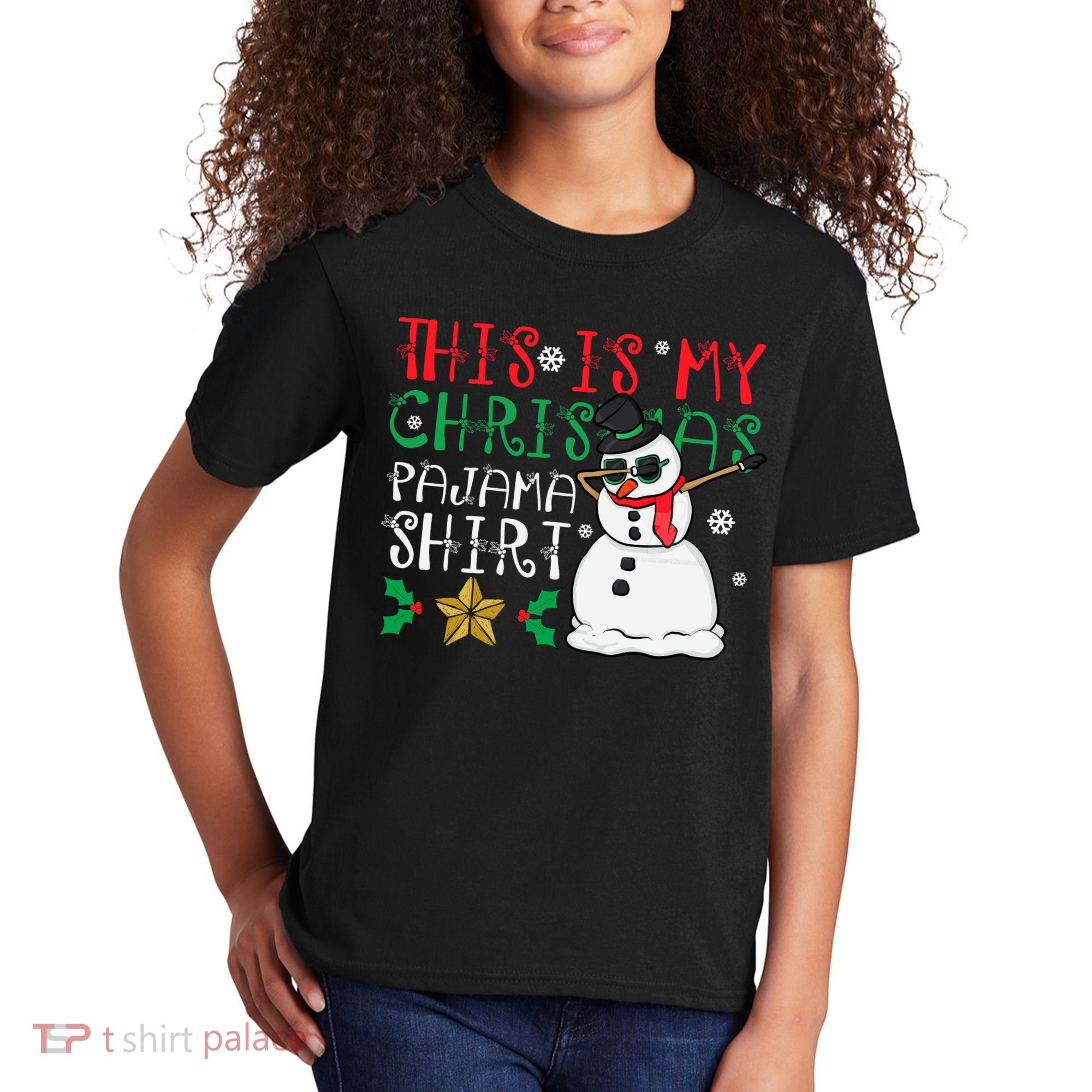 This Is My Christmas Pajama Holiday Kids T-Shirt