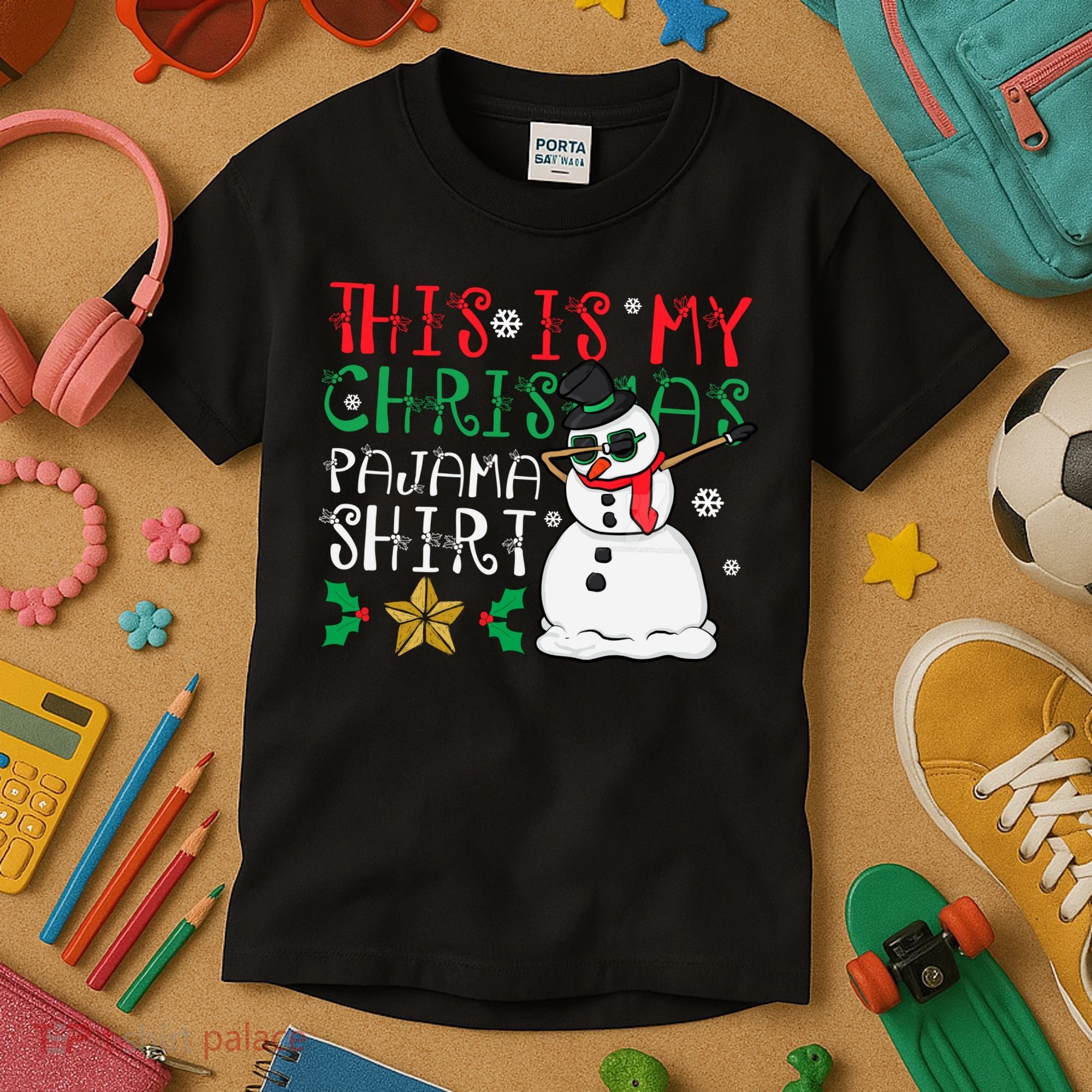 This Is My Christmas Pajama Holiday Kids T-Shirt
