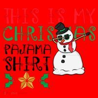 This Is My Christmas Pajama Holiday Santa Hat thumb 1