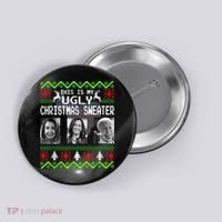This Is My Ugly Christmas Anti Biden Sweater Christmas Gifts Button thumb 0