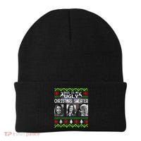 This Is My Ugly Christmas Anti Biden Sweater Christmas Gifts Beanie thumb 0