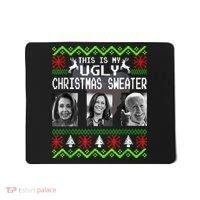 This Is My Ugly Christmas Anti Biden Sweater Christmas Gifts Mousepad thumb 0