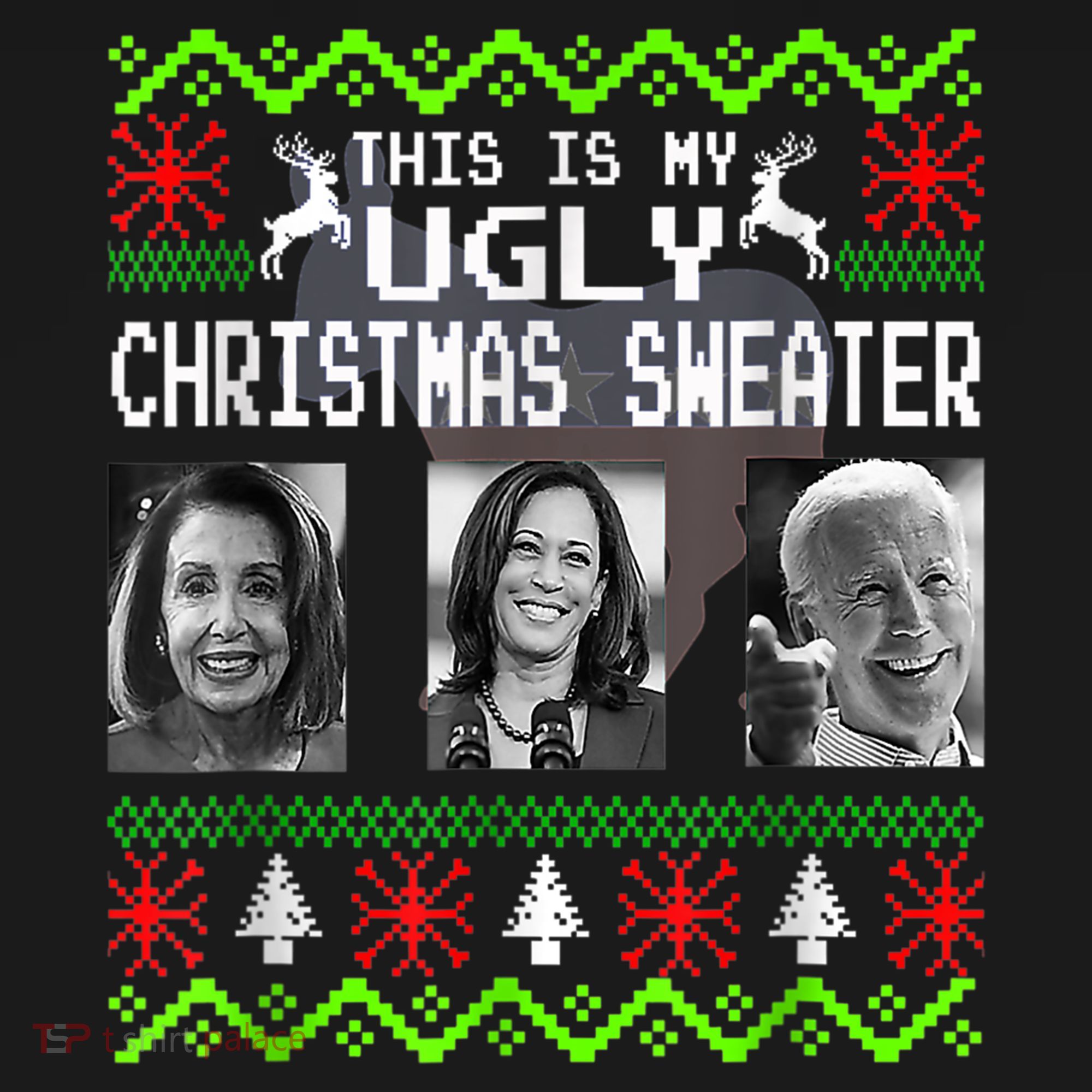 This Is My Ugly Christmas Anti Biden Sweater Christmas Gifts Ornament