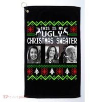 This Is My Ugly Christmas Anti Biden Sweater Christmas Gifts Golf Towel thumb 0