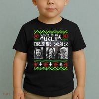 This Is My Ugly Christmas Anti Biden Sweater Christmas Gifts Toddler T-Shirt thumb 2
