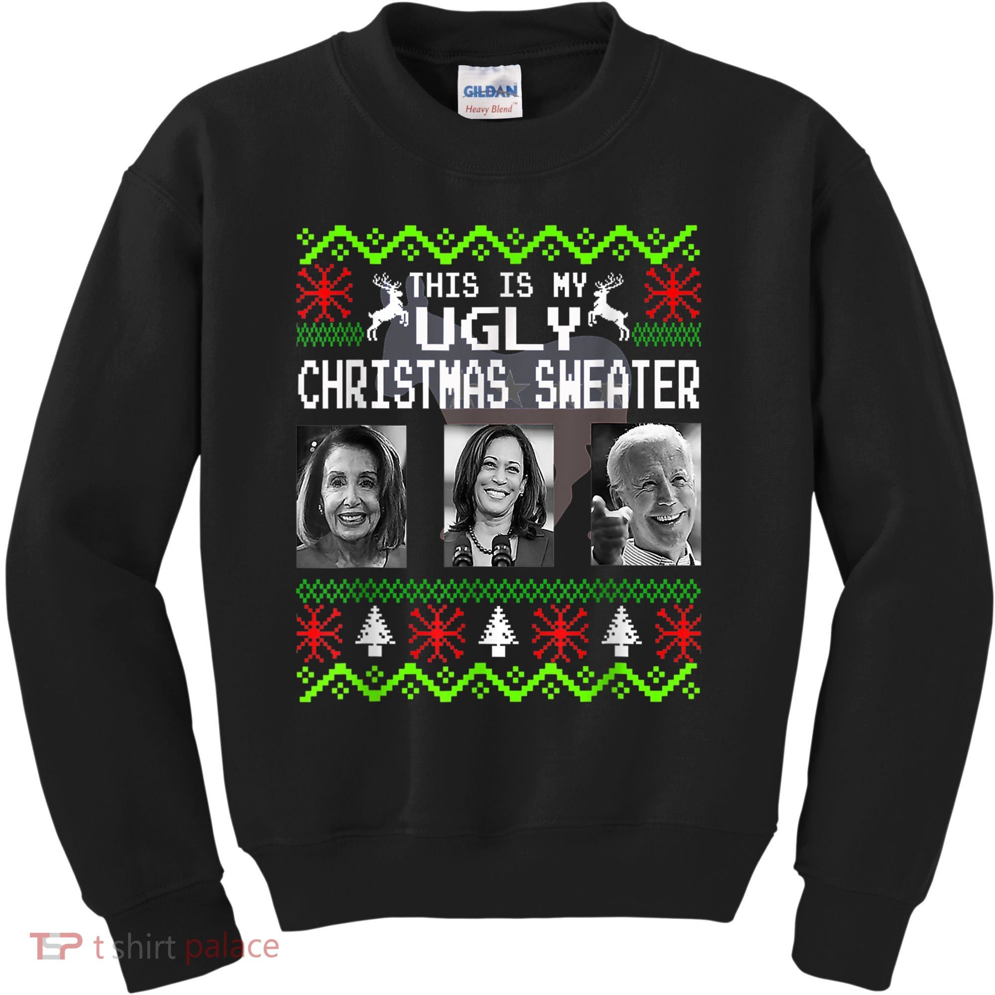 This Is My Ugly Christmas Anti Biden Sweater Christmas Gifts Kids Sweatshirt