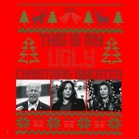 This Is My Ugly Christmas Sweater Funny Anti Biden FJB Santa Hat thumb 1