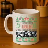 This Is My Ugly Christmas Sweater Funny Anti Biden FJB Coffee Mug thumb 4