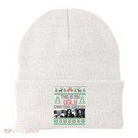This Is My Ugly Christmas Sweater Funny Anti Biden FJB Beanie thumb 0