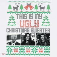 This Is My Ugly Christmas Sweater Funny Anti Biden FJB Women's Hoodie thumb 2