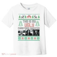 This Is My Ugly Christmas Sweater Funny Anti Biden FJB Toddler T-Shirt thumb 0