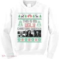 This Is My Ugly Christmas Sweater Funny Anti Biden FJB Kids Sweatshirt thumb 0