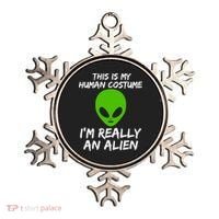 This Is My Human Costume I'm Really An Alien Ornament thumb 0