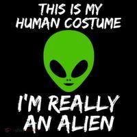 This Is My Human Costume I'm Really An Alien Women's Tank Top thumb 5