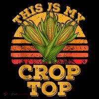 This Is My Crop Top Funny Farmer Farming Corn Lover Retro Women's Hoodie thumb 2