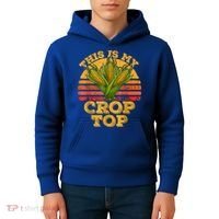 This Is My Crop Top Funny Farmer Farming Corn Lover Retro Kids Hoodie thumb 4