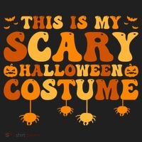 This Is My Scary Halloween Costume Gift Hat thumb 2
