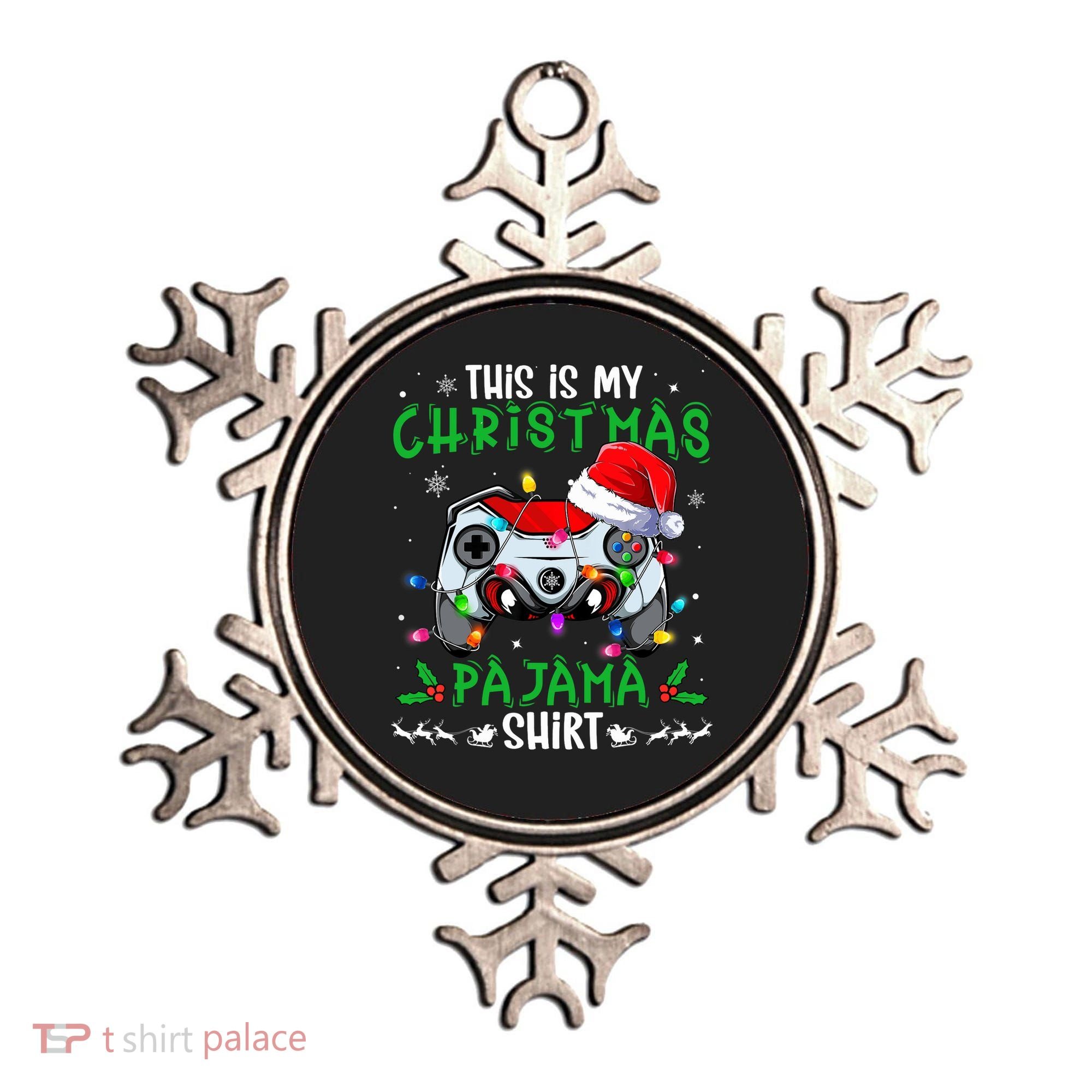 This Is My Christmas Pajama Video Game Gamer Boy Teens Ornament
