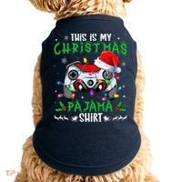 This Is My Christmas Pajama Video Game Gamer Boy Teens Doggie Tank thumb 0