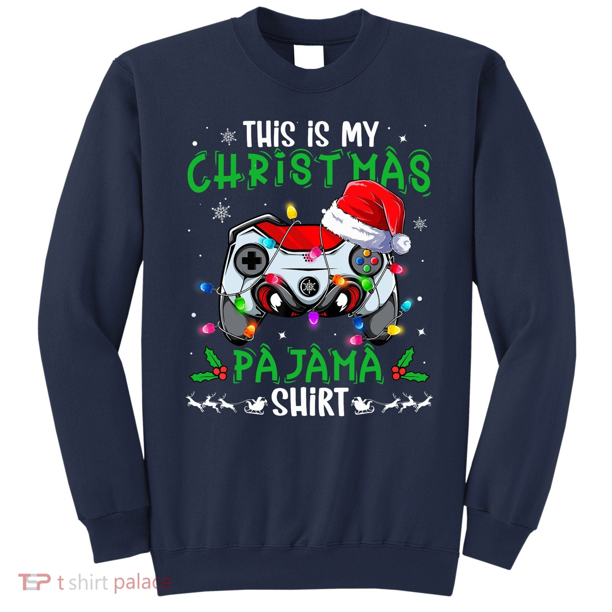 This Is My Christmas Pajama Video Game Gamer Boy Teens Sweatshirt
