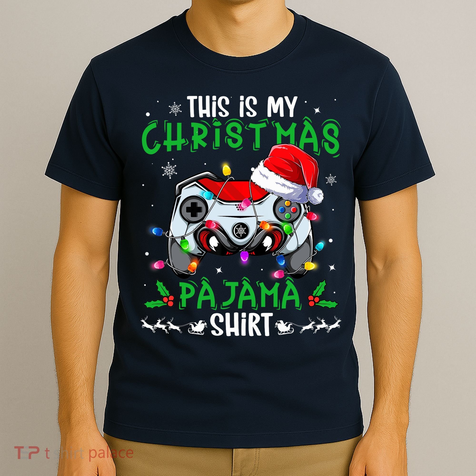 This Is My Christmas Pajama Video Game Gamer Boy Teens T-Shirt