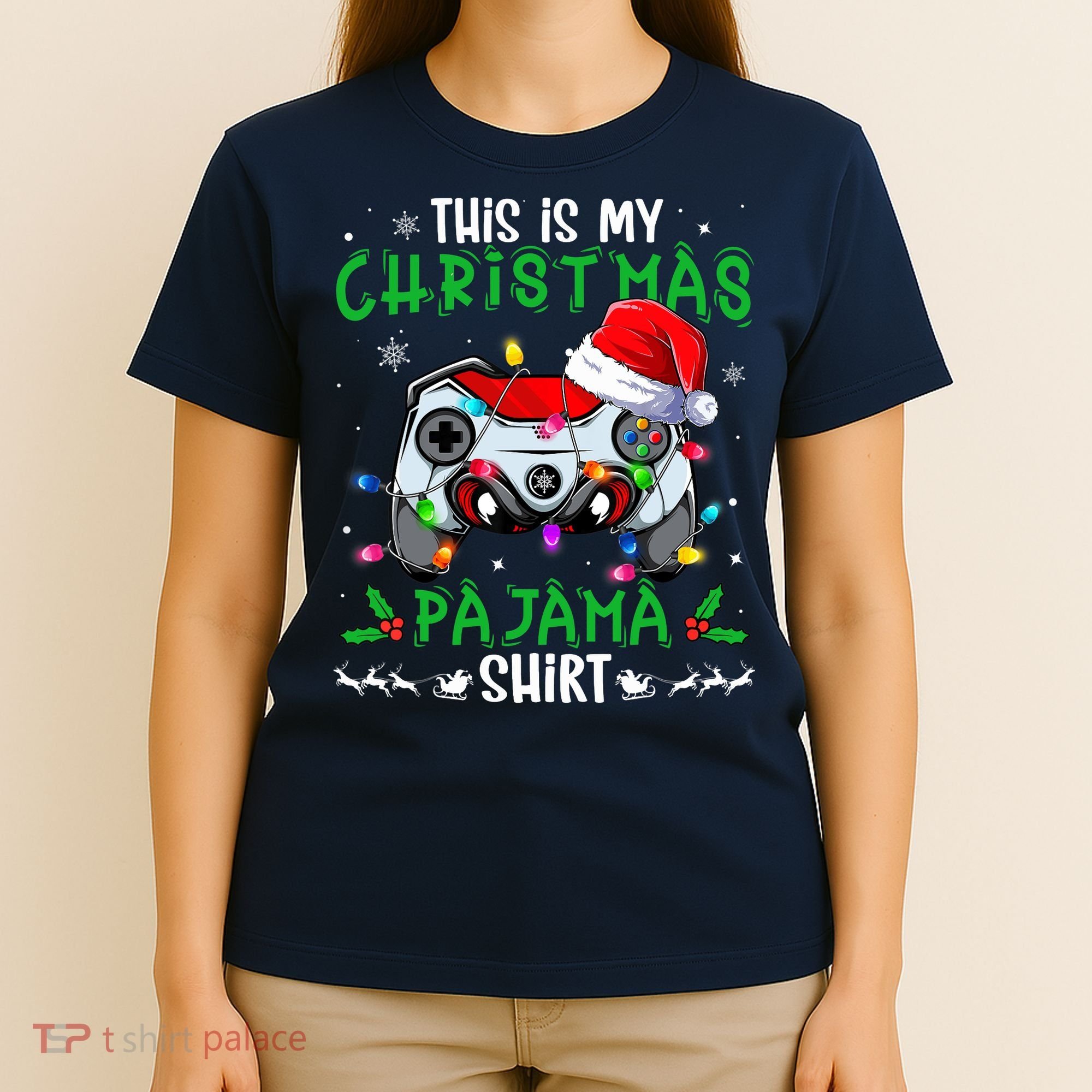 This Is My Christmas Pajama Video Game Gamer Boy Teens T-Shirt