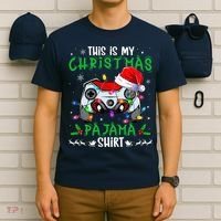 This Is My Christmas Pajama Video Game Gamer Boy Teens T-Shirt thumb 6